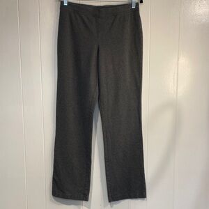 L.L.Bean Lounge Athleisure Pants | Gray Knit | Elastic Waist Tall | Size M Tall